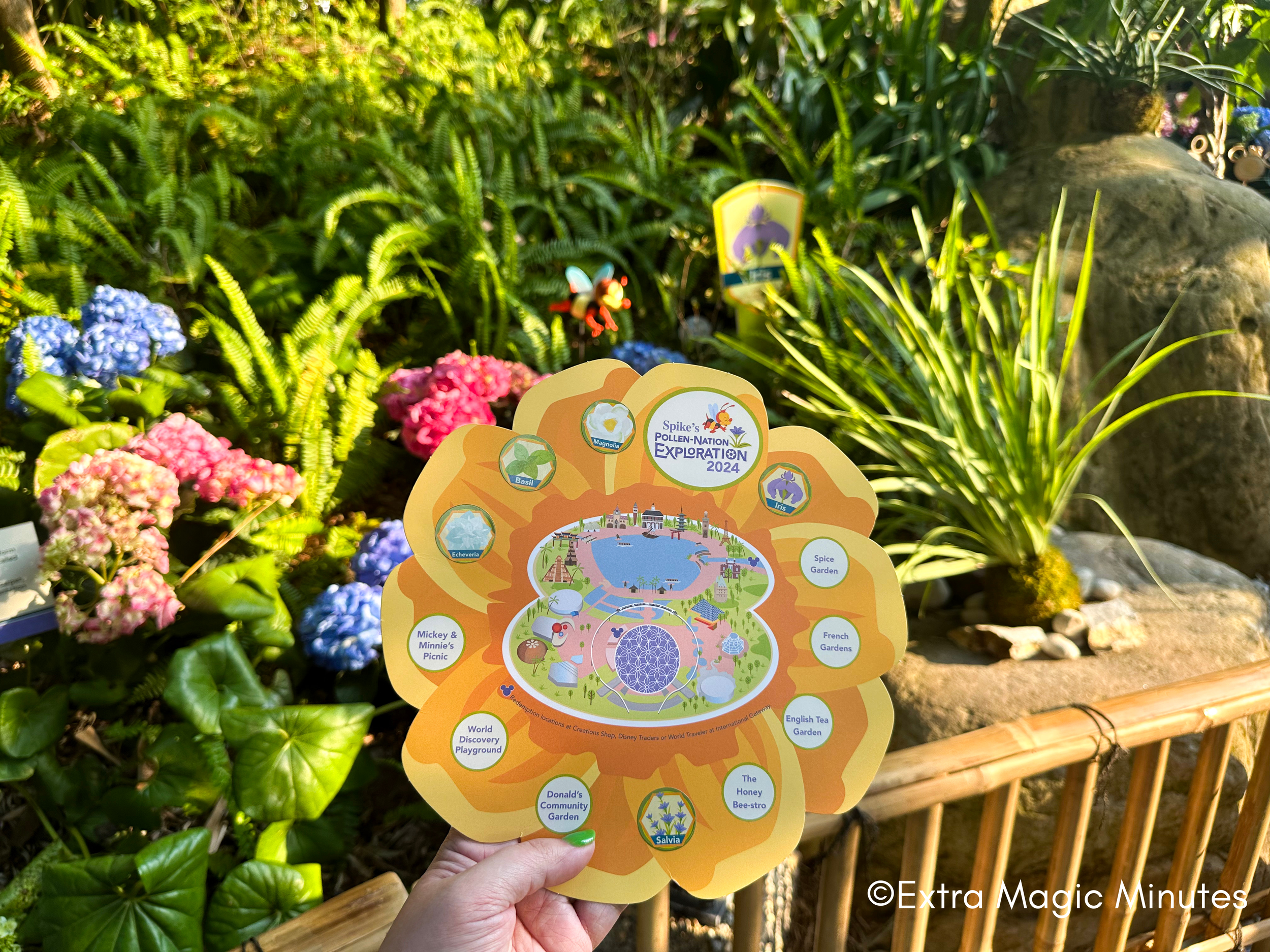 Spike's Pollen-Nation Exploration Scavenger Hunt Locations - EPCOT
